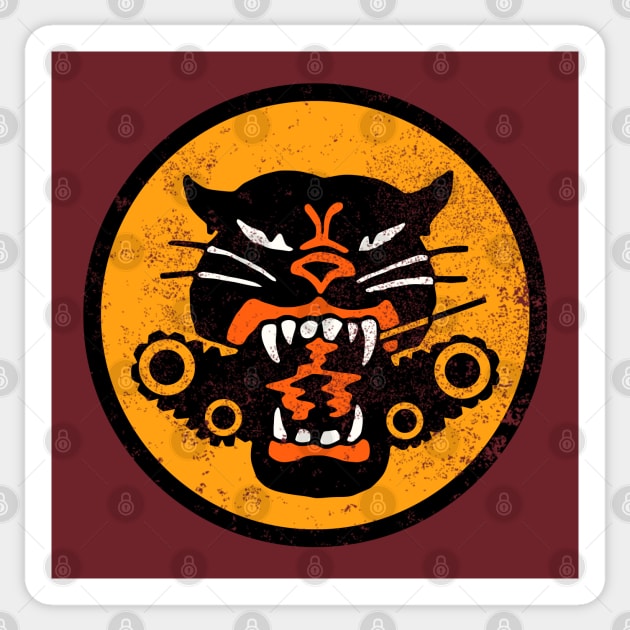 Tank Destroyer Patch (distressed) Sticker by TCP